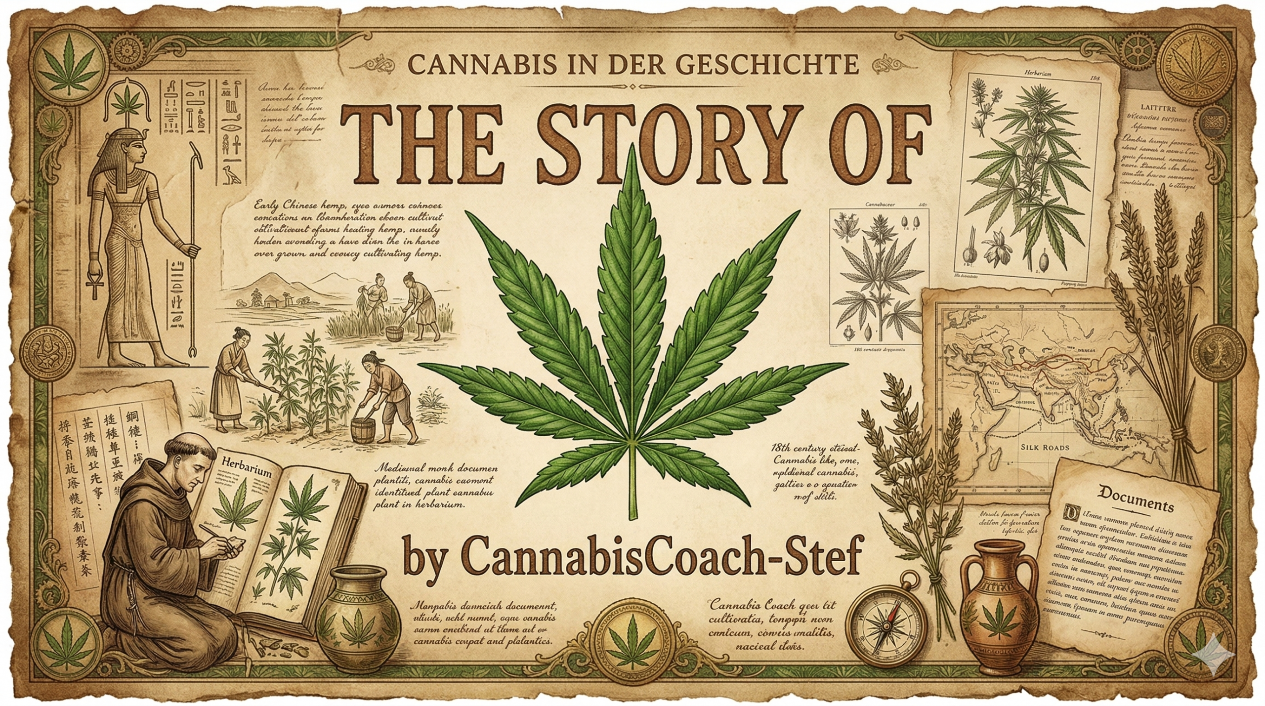 Darstellung Cannabis-Geschichte von Cannabis Coach Stef