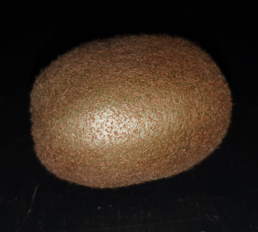 frische Kiwi auf schwarzem Hintergrund